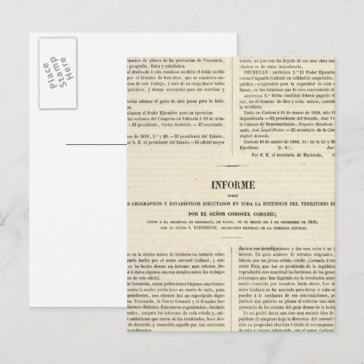 ベネズエラ2 ポストカード (正面/裏面)