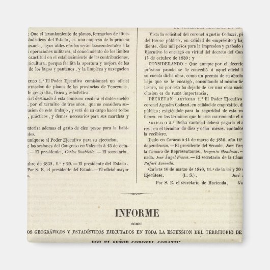 ベネズエラ2 マグネット (正面)