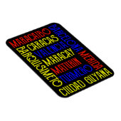 ベネズエラ・カラカス市名写真マグネット マグネット (右側)