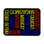 ベネズエラ・カラカス市名写真マグネット マグネット (横)