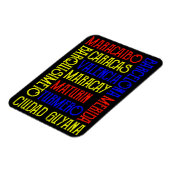 ベネズエラ・カラカス市名写真マグネット マグネット (左側)