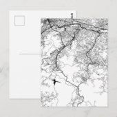ベネズエラ カラカス 地図 ポストカード (正面/裏面)