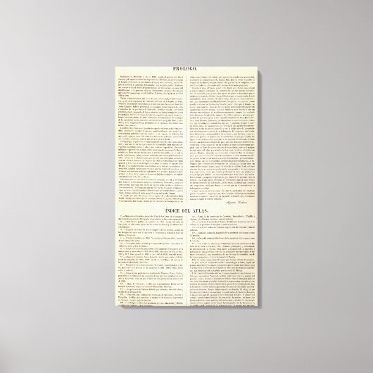 ベネズエラ キャンバスプリント (正面)