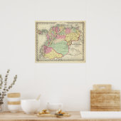 ベネズエラ、ニューグラナダ、エクアドル ポスター (キッチン)