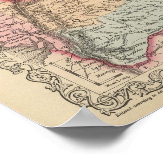 ベネズエラ、ニューグレナダ、エクアドール ポスター (角)