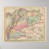 ベネズエラ、ニューグレナダ、エクアドール ポスター (正面)