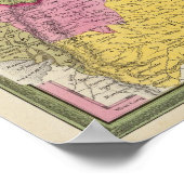 ベネズエラ、ニューグレナダ&エクアドール ポスター (角)