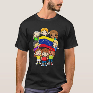 ベネズエラ ヒスパニック系アメリカ人の遺産の月 キッズ ベネズエラ人 Tシャツ