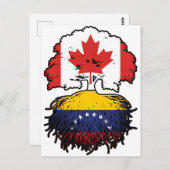 ベネズエラ・ベネズエラ・カナダ・カナダの木の根 ポストカード (正面/裏面)