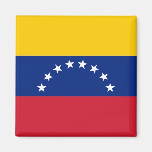 ベネズエラ（ベネズエラ）国旗 マグネット (正面)