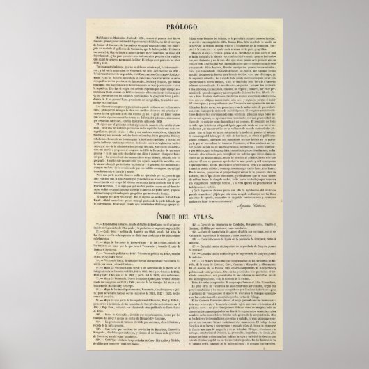 ベネズエラ ポスター (正面)