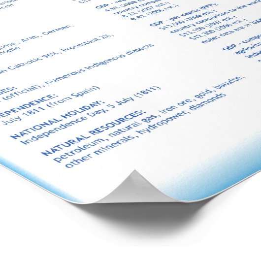 ベネズエラ ポスター (角)