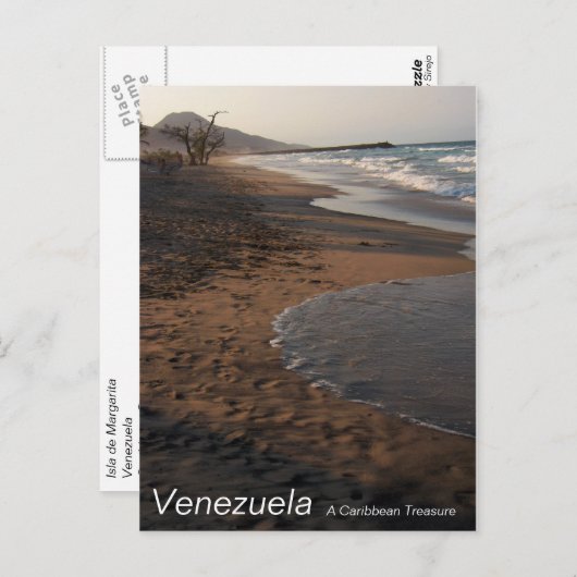 ベネズエラ。宝カリブの物 ポストカード (正面/裏面)