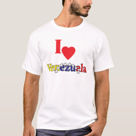 ベネズエラ, 男性のハート, ベネズエラが好き カラカス Tシャツ