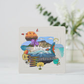 ベネズエラ✨魔法陸上グリーティングカード サンキューカード (スタンド正面)