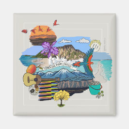 ベネズエラ✨魔法陸磁石 マグネット