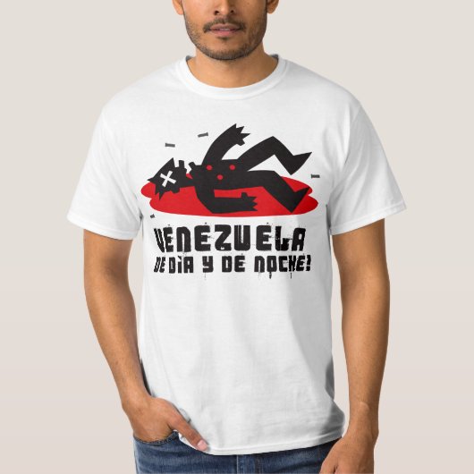 ベネズエラDE DIA Y DE NOCHE Tシャツ (正面)
