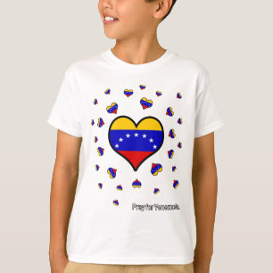 ベネズエラSOSの助けサポートベネズエラのために祈って下さい Tシャツ