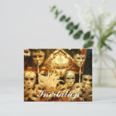 ベネチアのカーニバルマスク 招待状 (スタンド正面)