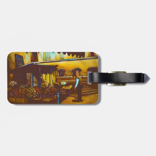 ベネチアのベンディトア ラゲッジタグ (裏面横)