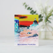 ～* ベネチアの美しいイタリア語 - ヴェネツィア ヴェネチア *~* ポストカード (スタンド正面)