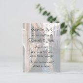 ベネチアテーマの日付を保存 案内ポストカード (スタンド正面)