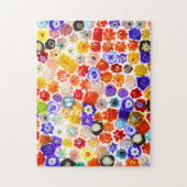 ベネチアフローラガラス11x14インチ ジグソーパズル (縦)