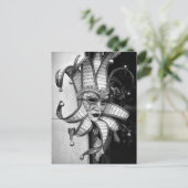 ベネチアンカーネベールマスクポストカード ポストカード (スタンド正面)