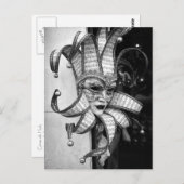 ベネチアンカーネベールマスクポストカード ポストカード (正面/裏面)