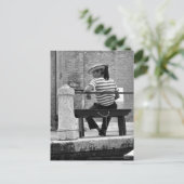 ベネチアンゴンドラ葉書 ポストカード (スタンド正面)