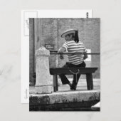 ベネチアンゴンドラ葉書 ポストカード (正面/裏面)