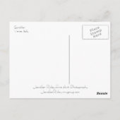 ベネチアンゴンドラ葉書 ポストカード (裏面)