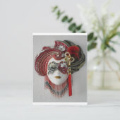 ベネチアンセラミックマスク ポストカード (スタンド正面)