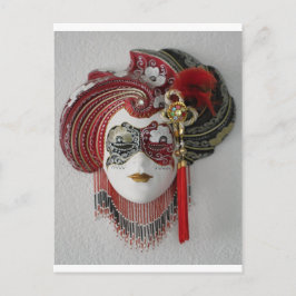 ベネチアンセラミックマスク ポストカード