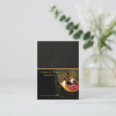 ベネチアンマスカレードマスクプレイスカード名刺 プレイスカード (スタンド正面)