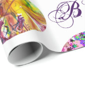 ベネチアンマスカレードマルディグラスマスクモノグラム ラッピングペーパー (ロールコーナー)