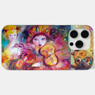 ベネチアンマスカレード/ハーレクインとオダマキ（植物） iPhone 15 PRO MAXケース