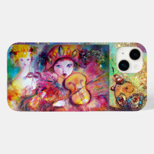 ベネチアンマスカレード/ハーレクインとオダマキ（植物） Case-Mate iPhone 14 PLUSケース