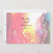 ベネチアンマスカレード/ミュージカルノクターン 案内状 (裏面)