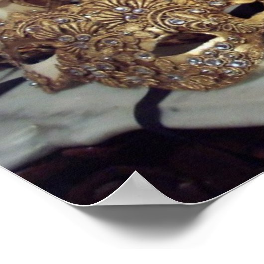 ベネチアンマスク ポスター (角)