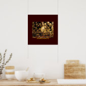 ベネチアンマスク ポスター (キッチン)