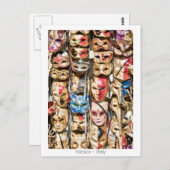 ベネチアンマスク ポストカード (正面/裏面)