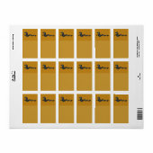 ベネチアンムラーノガラスの馬 ラベル (フルシート)