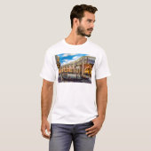 ベネチアン ラスベガス ゴンドラ カナル アーキテクチャー Tシャツ (正面フル)