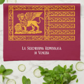 ベネチア共和国国旗 キッチンタオル (折り畳み)