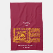 ベネチア共和国国旗 キッチンタオル (縦)