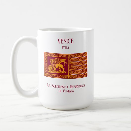 ベネチア共和国国旗 コーヒーマグカップ (左)