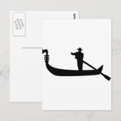 ベネチア・ゴンドラ ポストカード (正面/裏面)