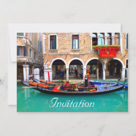 ベネチア·ゴンドラ 招待状
