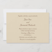 ベネチア·ゴンドラ 招待状 (裏面)